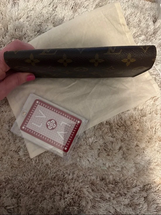 Louis Vuitton Monogram Canvas Folded Card Holder in Brown - Picture 4 of 7